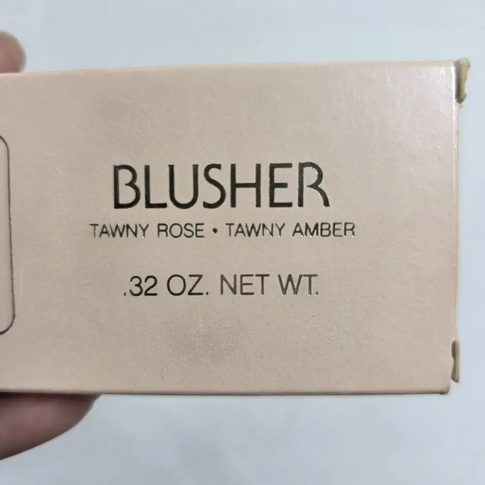 Vintage Mary Kay Blusher Tawny Rose .32 oz NOS New In Box Compact Makeup
